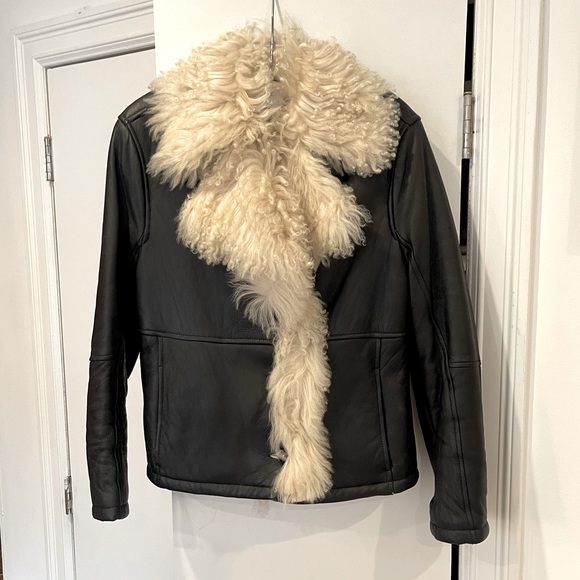 Frame shearling jacket - Picture 2 of 12
